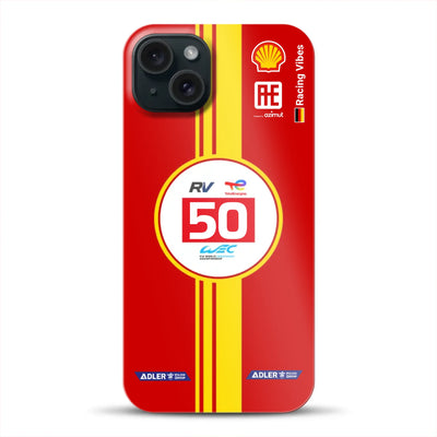 AF Corse 499P 2024 Livery - Individuelle Hardcase Hülle für iPhone
