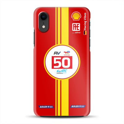 AF Corse 499P 2024 Livery - Individuelle Hardcase Hülle für iPhone