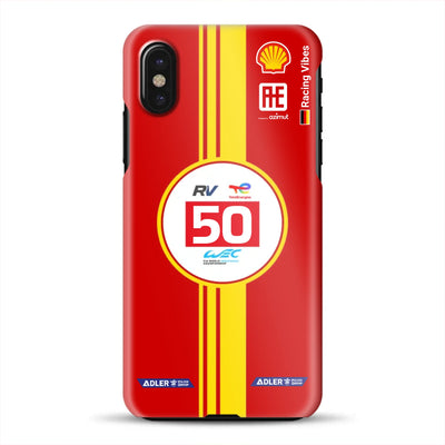 AF Corse 499P 2024 Livery - Individuelle Hardcase Hülle für iPhone