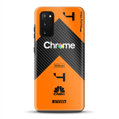 McL F1 2024 Livery – Custodia premium personalizzata per Samsung