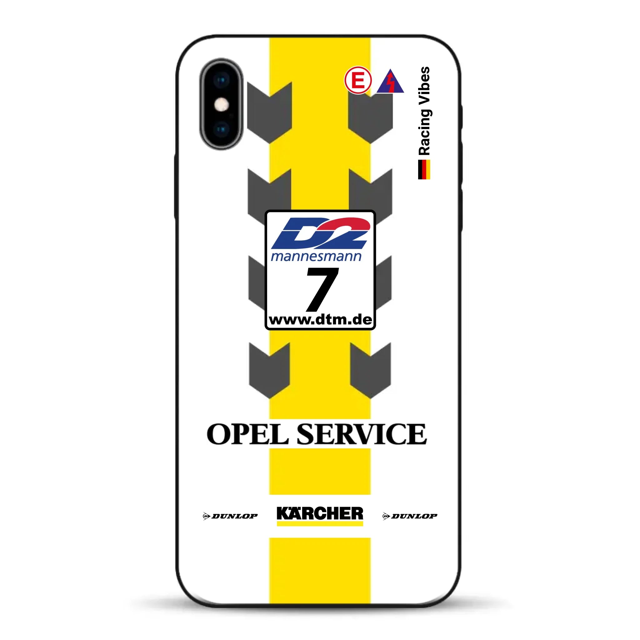 Astra V8 Coupé DTM #7 Team Phoenix 2000 Livery - Custodia per cellulare personalizzata per iPhone