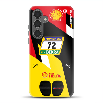 RMG M4 GT3 #72 Nürburgring 24h Qualifiers 2024 Livery – Custodia premium personalizzata per Samsung