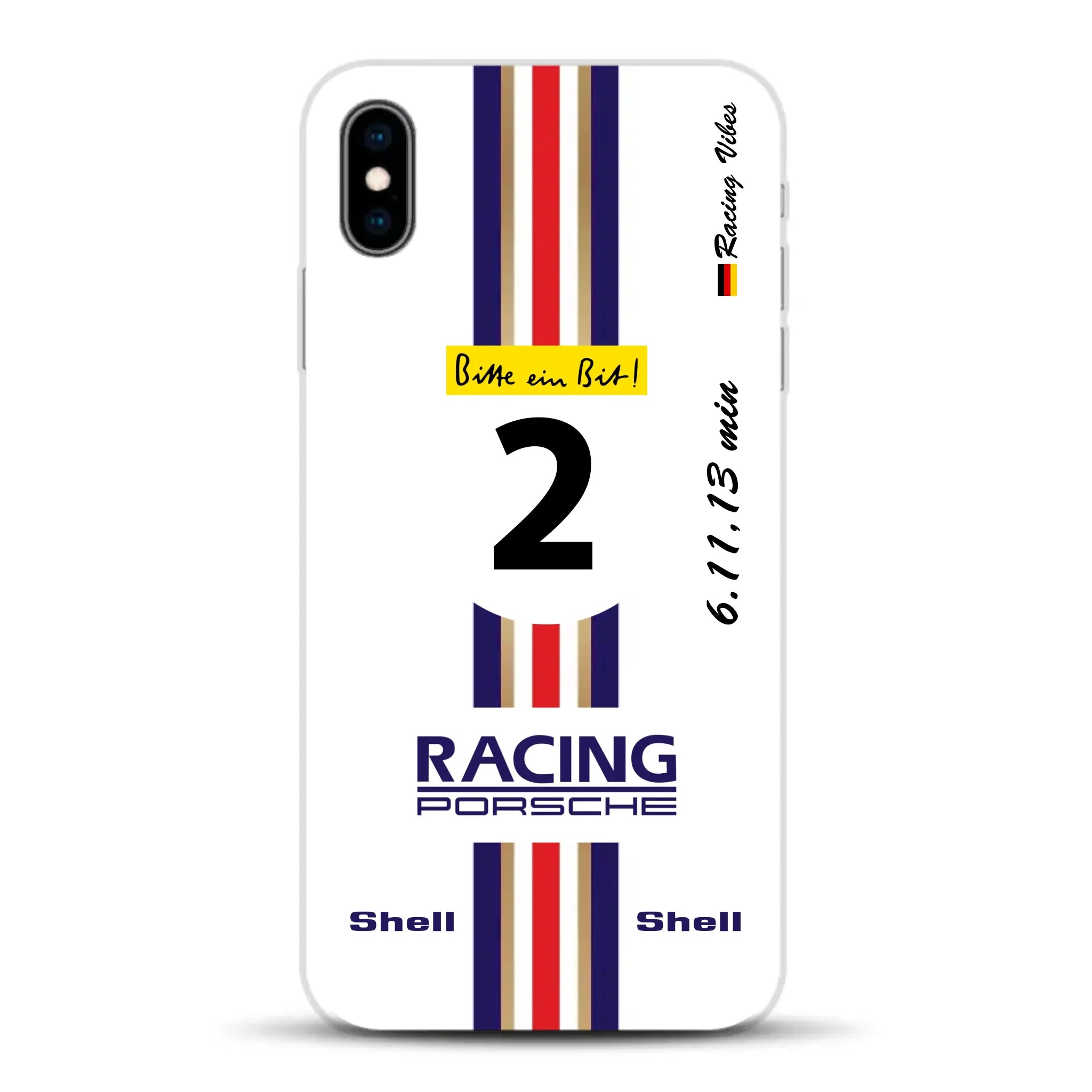 956K #2 Bellof Rekordrunde Nordschleife 1983 Livery - Custodia per cellulare personalizzata per iPhone