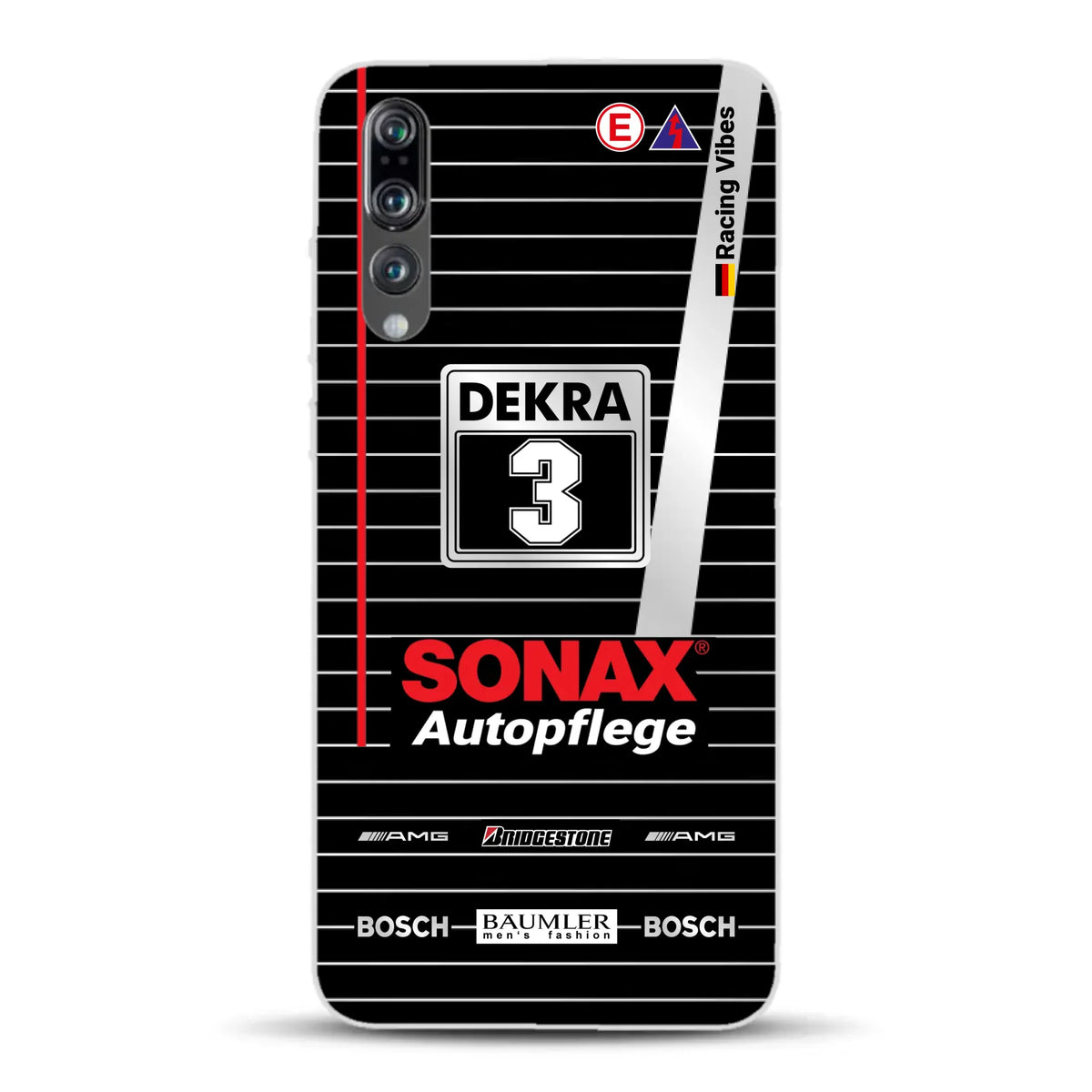 190E Evo II #3 DTM Champion 1992 Livery - Custodia per cellulare personalizzata per Huawei