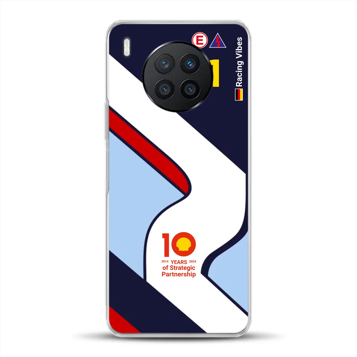 i20 N Rally1 Hybrid WRC 2024 Livery - Custodia per cellulare personalizzata per Huawei