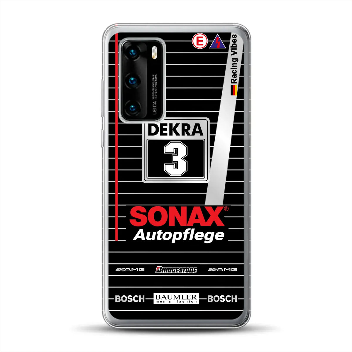 190E Evo II #3 DTM Champion 1992 Livery - Custodia per cellulare personalizzata per Huawei