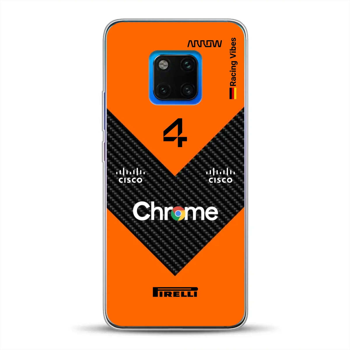 McL F1 2025 MCL39 Livery - Custodia per cellulare personalizzata per Huawei