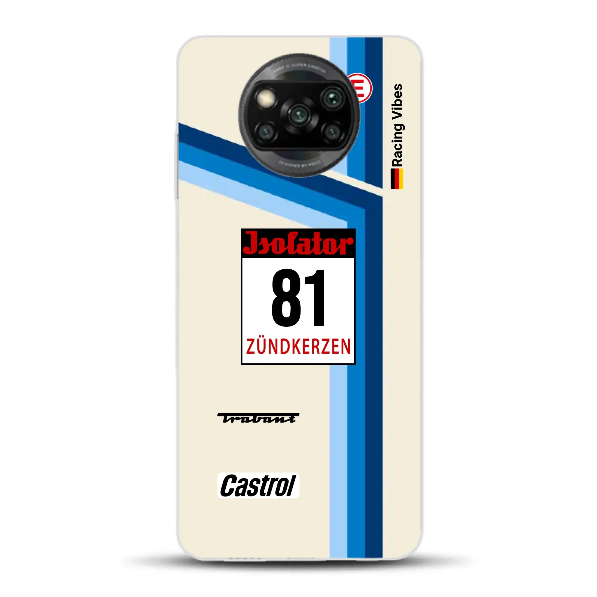 Trabant P800 RS Sachsenring Livery - Custodia per cellulare personalizzata per Xiaomi