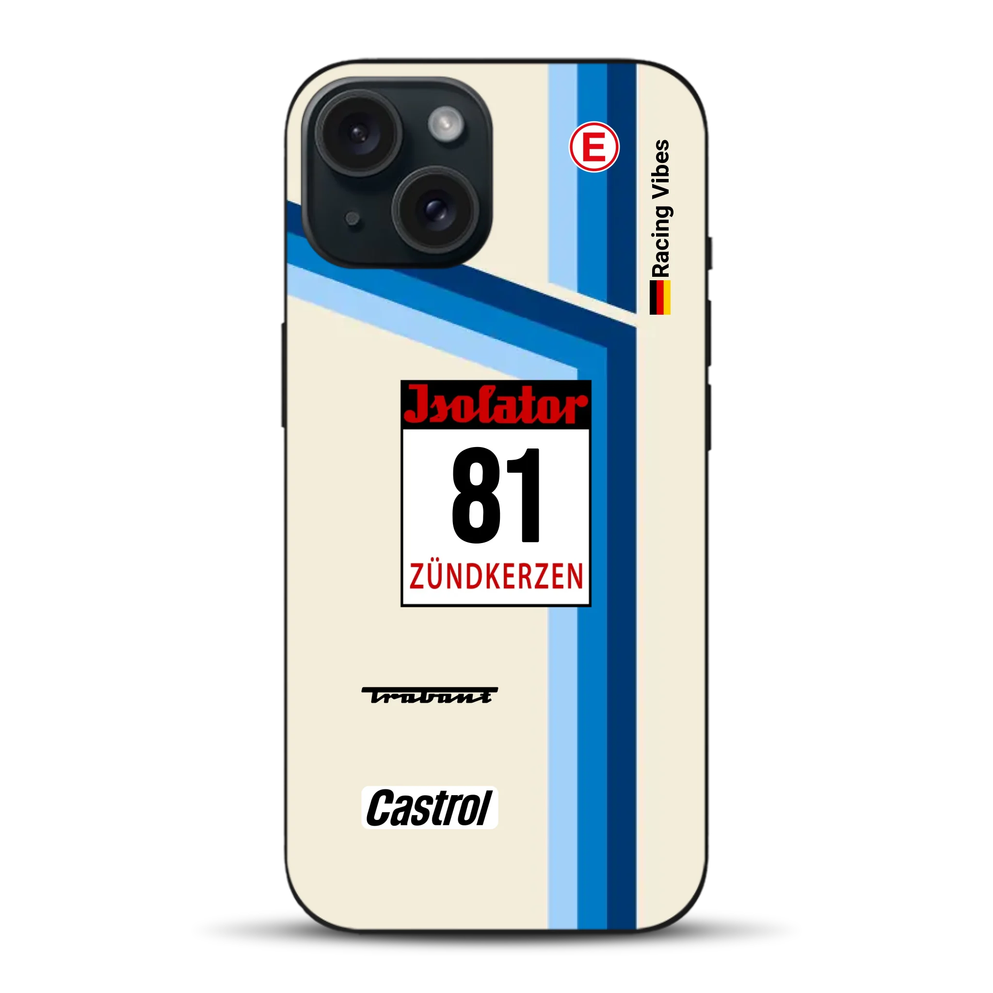 Trabant P800 RS Sachsenring Livery - Personnalisé coque pour iPhone