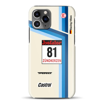 Trabant P800 RS Sachsenring Livery -  Hard case for iPhone