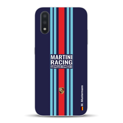Martini Porsche Livery #2 - Individuelle Handyhülle für Samsung