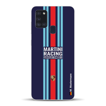 Martini Porsche Livery #2 - Individuelle Handyhülle für Samsung