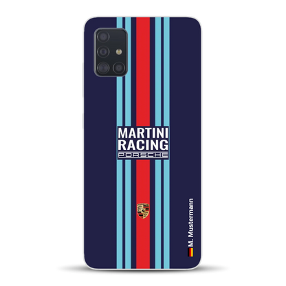 Martini Porsche Livery #2 - Individuelle Handyhülle für Samsung