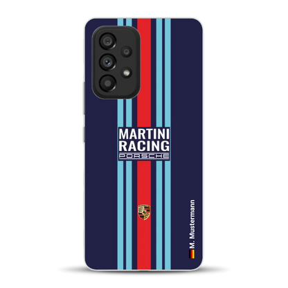 Martini Porsche Livery #2 - Individuelle Handyhülle für Samsung
