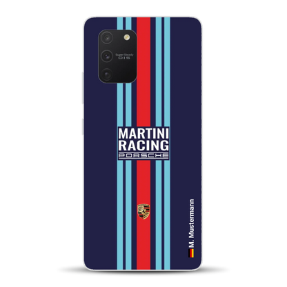 Martini Porsche Livery #2 - Individuelle Handyhülle für Samsung