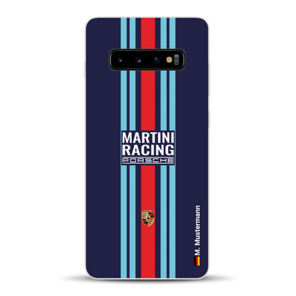Martini Porsche Livery #2 - Individuelle Handyhülle für Samsung
