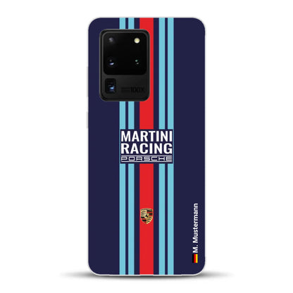 Martini Porsche Livery #2 - Individuelle Handyhülle für Samsung