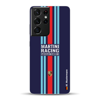 Martini Porsche Livery #2 - Individuelle Handyhülle für Samsung