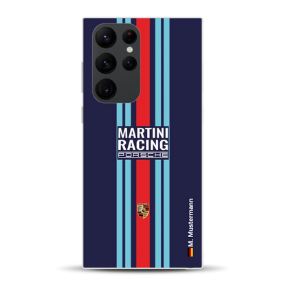 Martini Porsche Livery #2 - Individuelle Handyhülle für Samsung