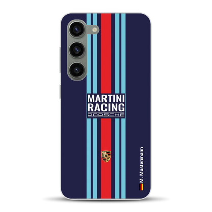 Martini Porsche Livery #2 - Individuelle Handyhülle für Samsung