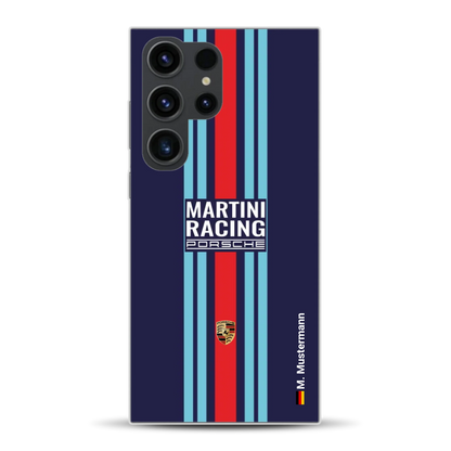 Martini Porsche Livery #2 - Individuelle Handyhülle für Samsung