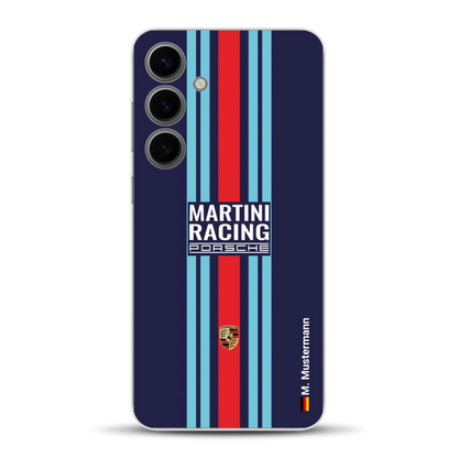 Martini Porsche Livery #2 - Individuelle Handyhülle für Samsung