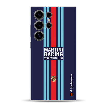 Martini Porsche Livery #2 - Individuelle Handyhülle für Samsung