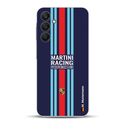 Martini Porsche Livery #2 - Individuelle Handyhülle für Samsung