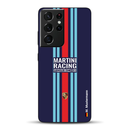 Martini Porsche Livery #2 - Individuelle Handyhülle für Samsung