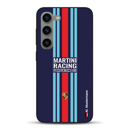 Martini Porsche Livery #2 - Individuelle Handyhülle für Samsung