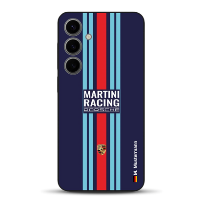 Martini Porsche Livery #2 - Individuelle Handyhülle für Samsung