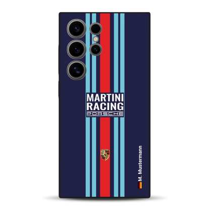 Martini Porsche Livery #2 - Individuelle Handyhülle für Samsung