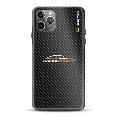 Carbon Style mit Logo Upload - Individuelle Premium Hülle für iPhone
