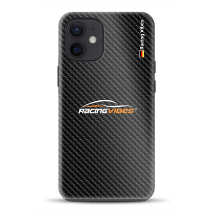 Carbon Style mit Logo Upload – Personnalisé Premium Case pour iPhone
