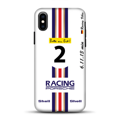 956K #2 Bellof Rekordrunde Nordschleife 1983 Livery – Custodia premium personalizzata per iPhone