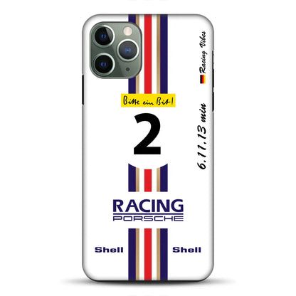 956K #2 Bellof Rekordrunde Nordschleife 1983 Livery – Custodia premium personalizzata per iPhone