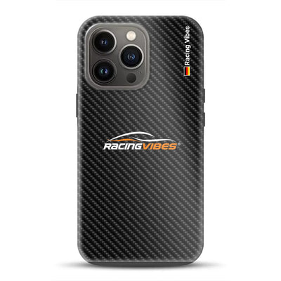 Carbon Style mit Logo Upload - Individuelle Premium Hülle für iPhone