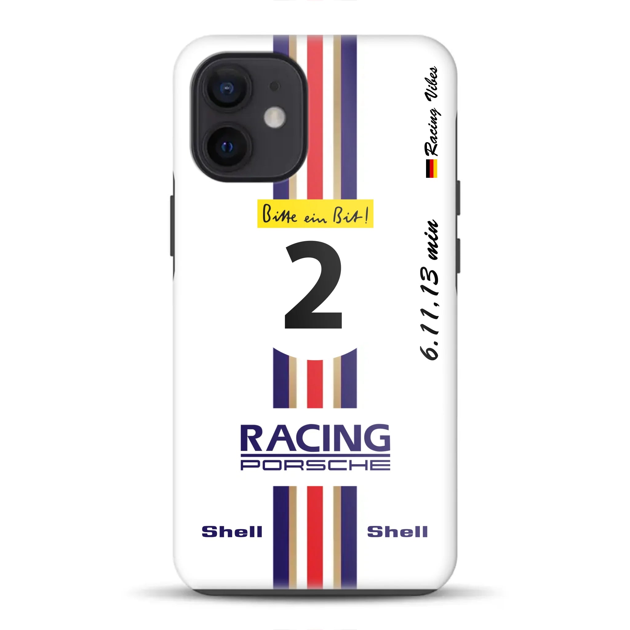 956K #2 Bellof Rekordrunde Nordschleife 1983 Livery – Custodia premium personalizzata per iPhone