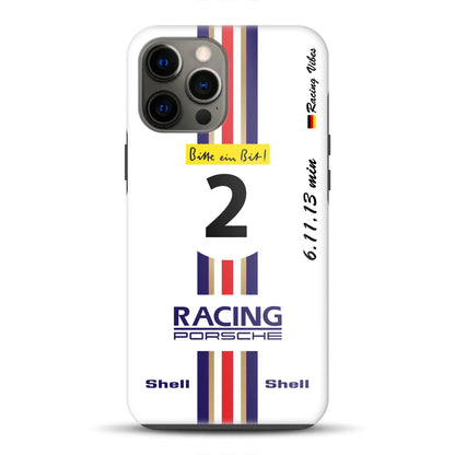 956K #2 Bellof Rekordrunde Nordschleife 1983 Livery – Custodia premium personalizzata per iPhone