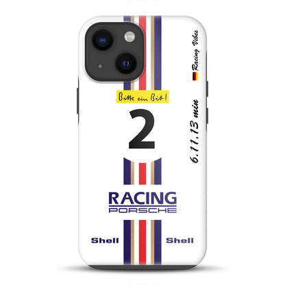 956K #2 Bellof Rekordrunde Nordschleife 1983 Livery – Custodia premium personalizzata per iPhone