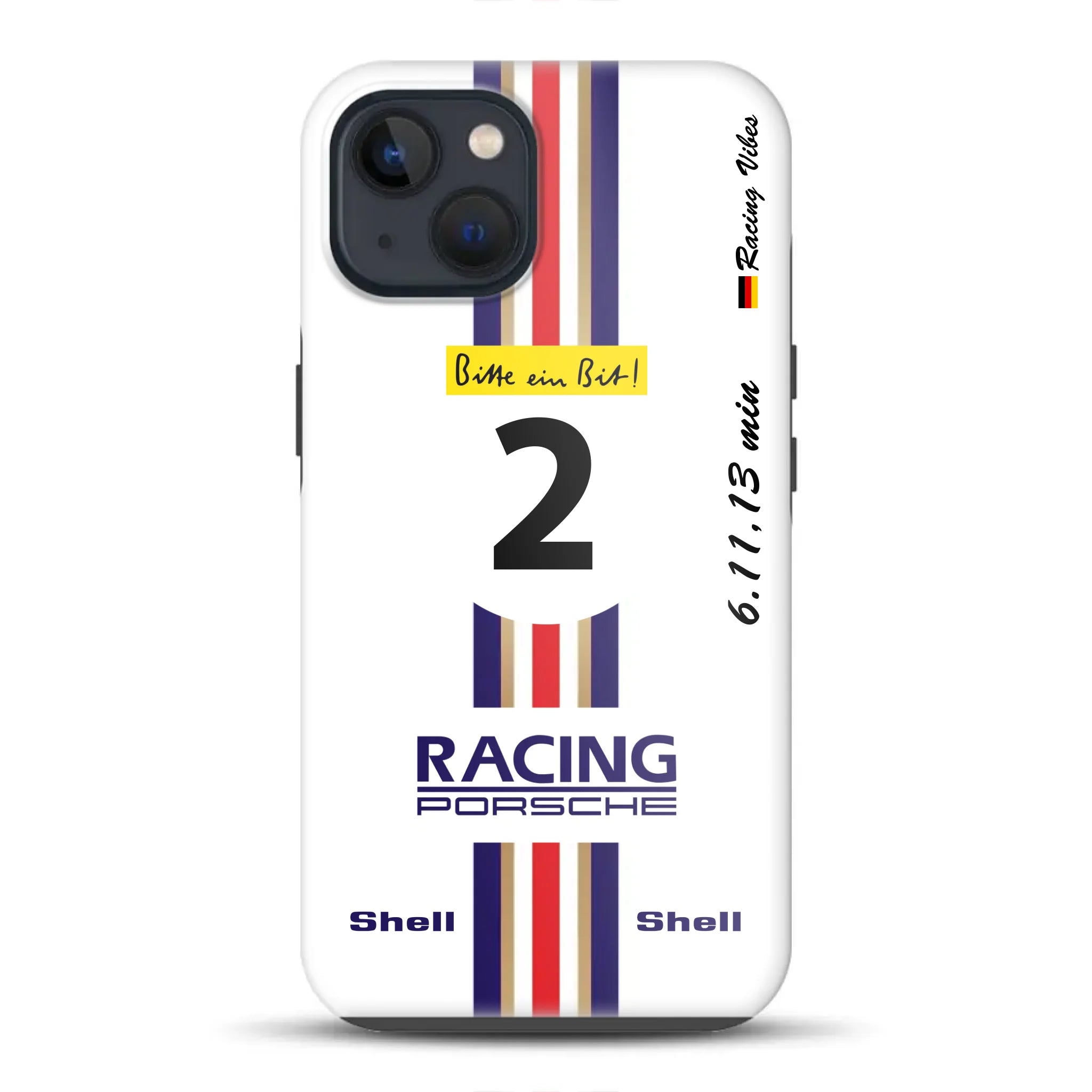 956K #2 Bellof Rekordrunde Nordschleife 1983 Livery – Custodia premium personalizzata per iPhone