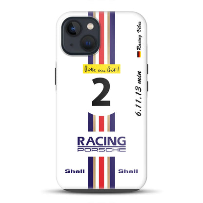 956K #2 Bellof Rekordrunde Nordschleife 1983 Livery – Custodia premium personalizzata per iPhone