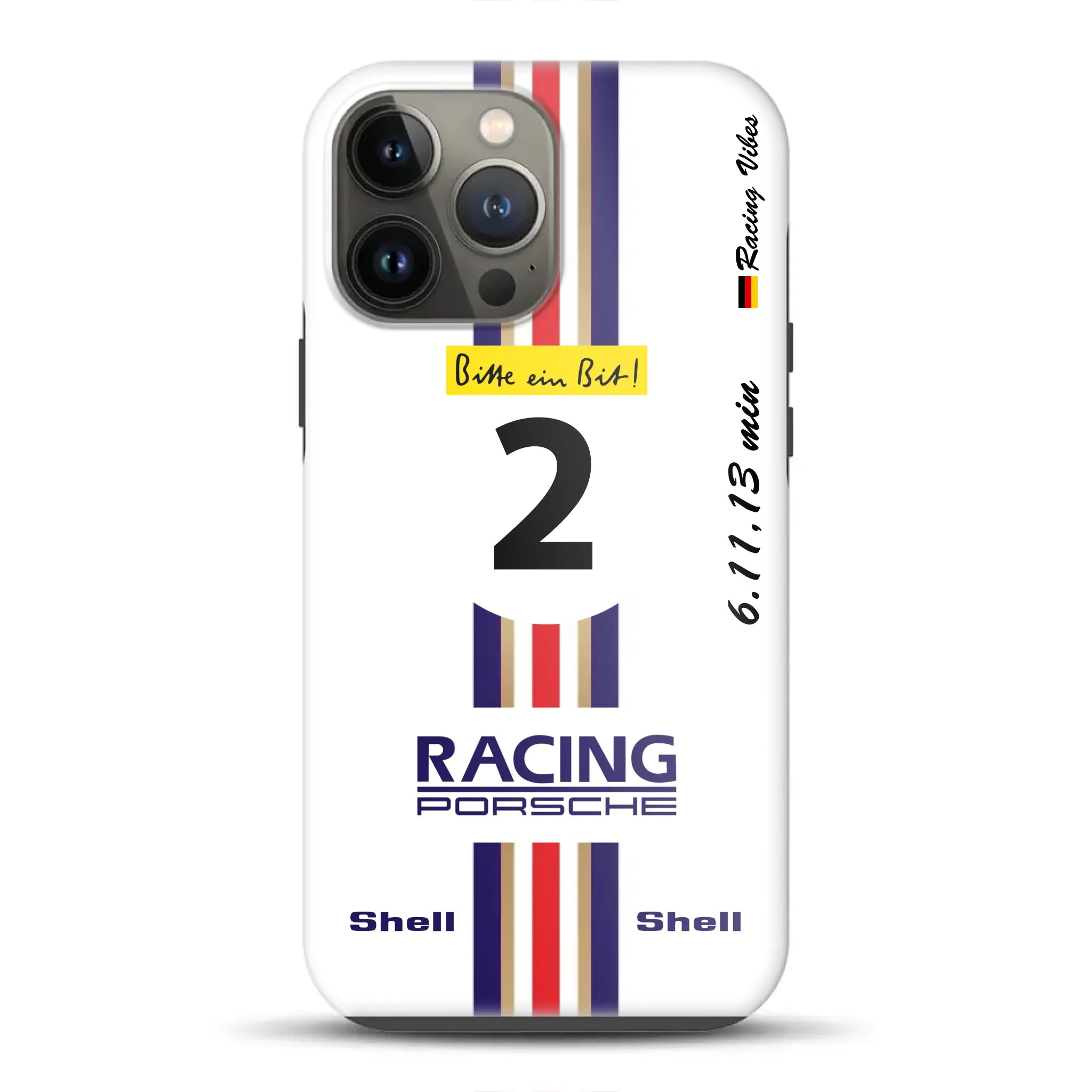 956K #2 Bellof Rekordrunde Nordschleife 1983 Livery – Custodia premium personalizzata per iPhone