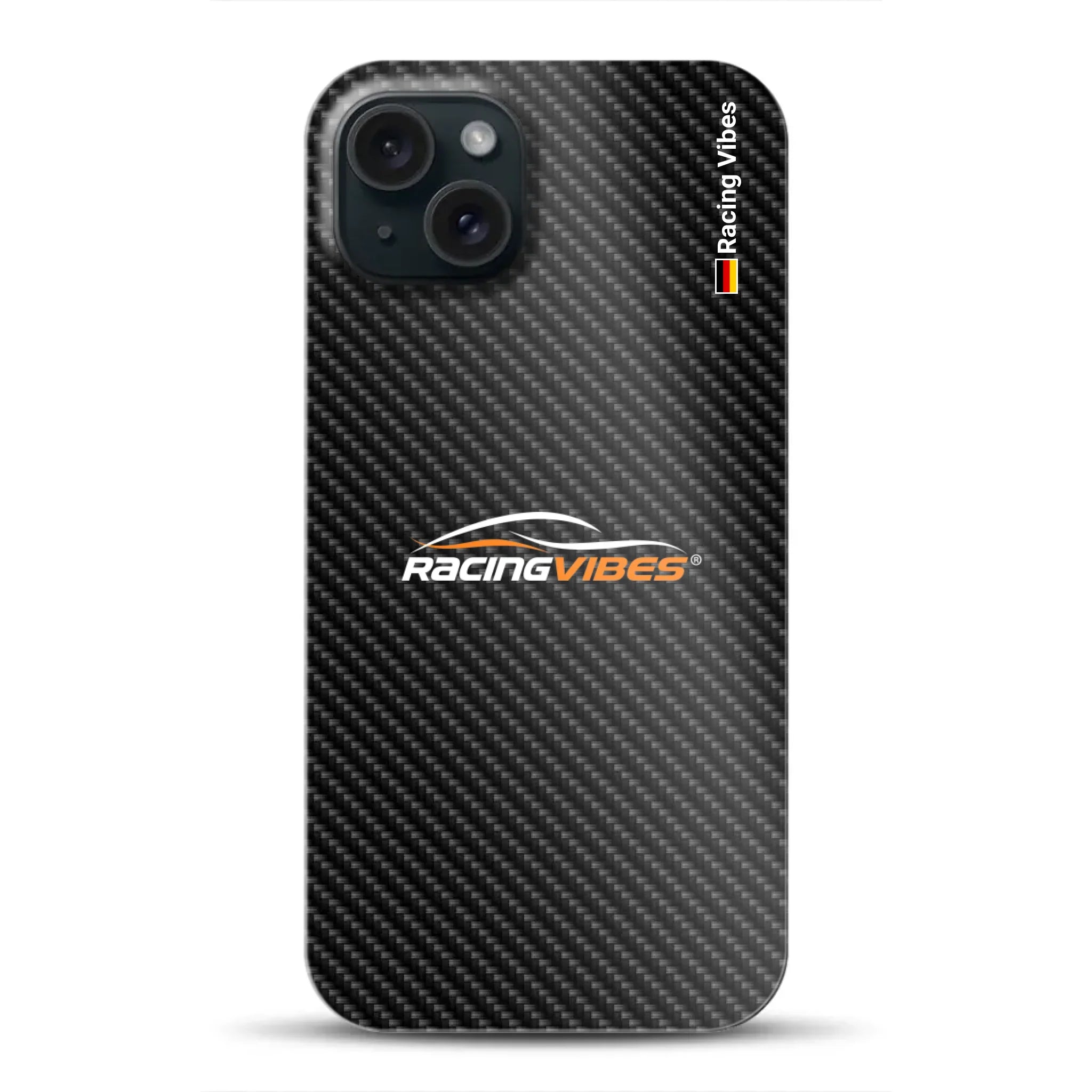 Carbon Style mit Logo Upload – Custodia premium personalizzata per iPhone