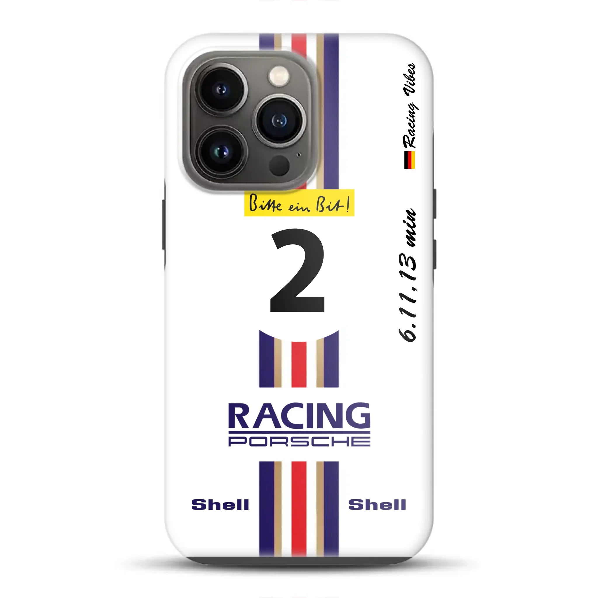 956K #2 Bellof Rekordrunde Nordschleife 1983 Livery – Custodia premium personalizzata per iPhone
