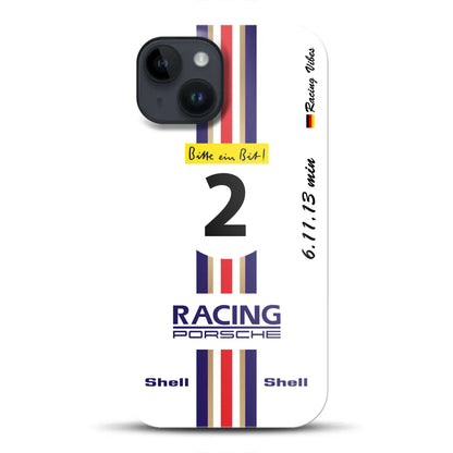 956K #2 Bellof Rekordrunde Nordschleife 1983 Livery – Custodia premium personalizzata per iPhone