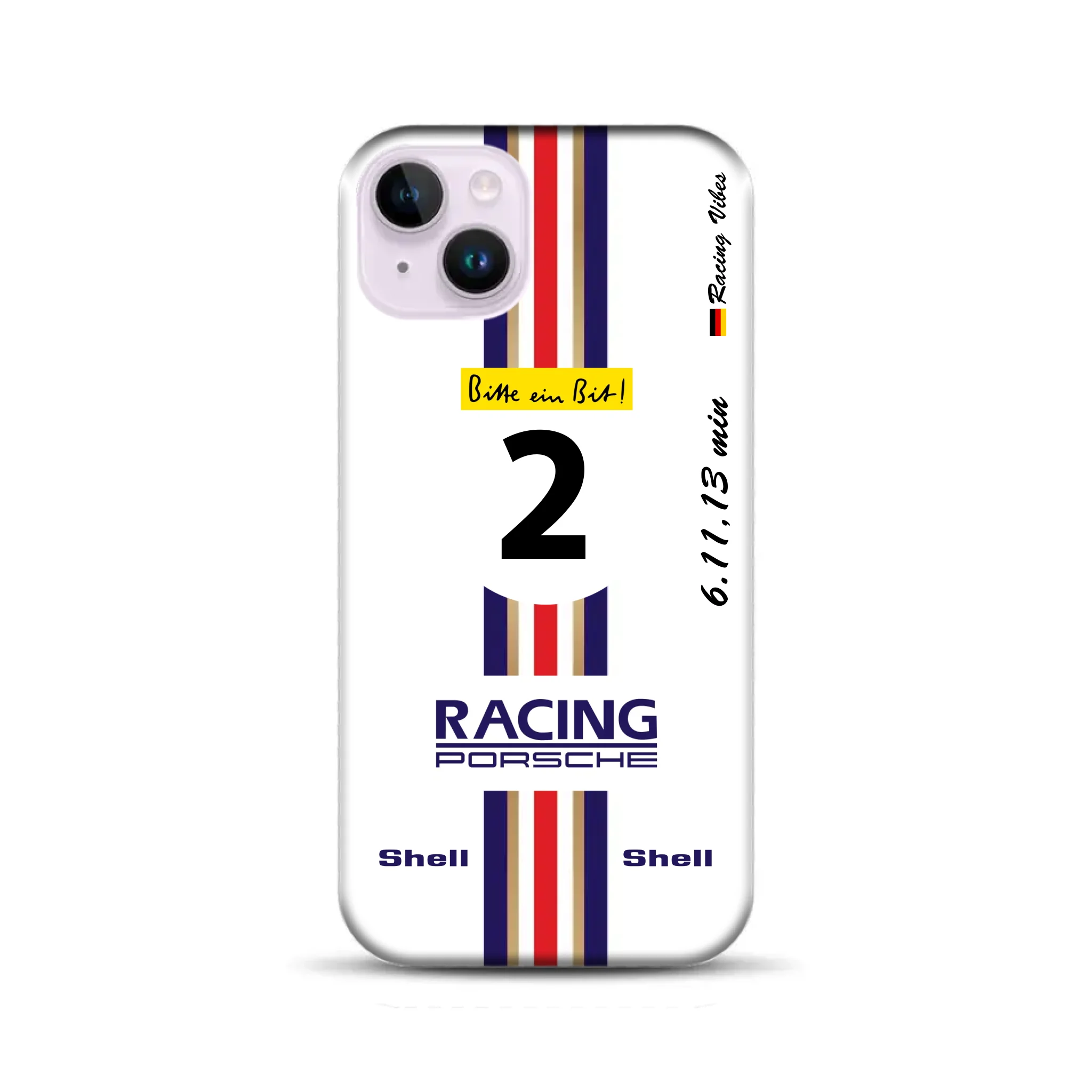 956K #2 Bellof Rekordrunde Nordschleife 1983 Livery – Custodia premium personalizzata per iPhone