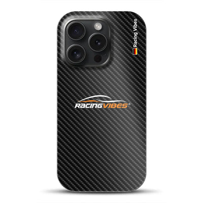 Carbon Style mit Logo Upload - Individuelle Premium Hülle für iPhone