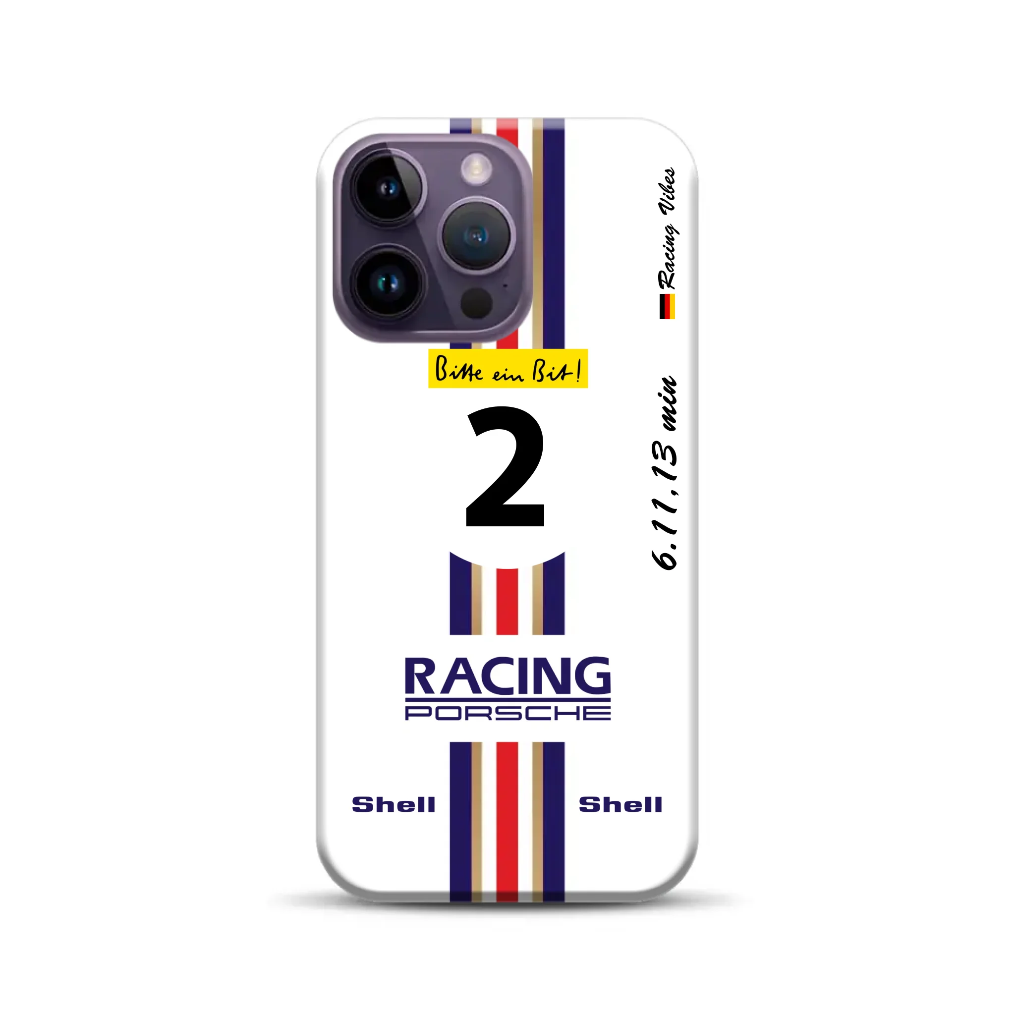 956K #2 Bellof Rekordrunde Nordschleife 1983 Livery – Custodia premium personalizzata per iPhone