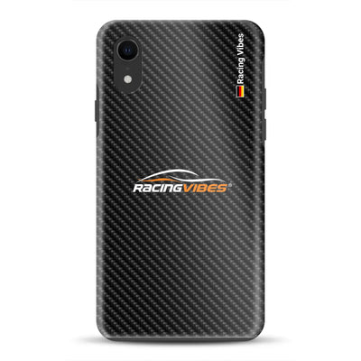 Carbon Style mit Logo Upload - Individuelle Premium Hülle für iPhone